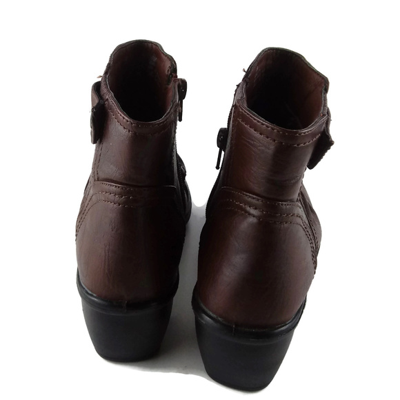 Easy Spirit Ruched Style Ankle Boots Size 7.5 - Picture 6 of 6